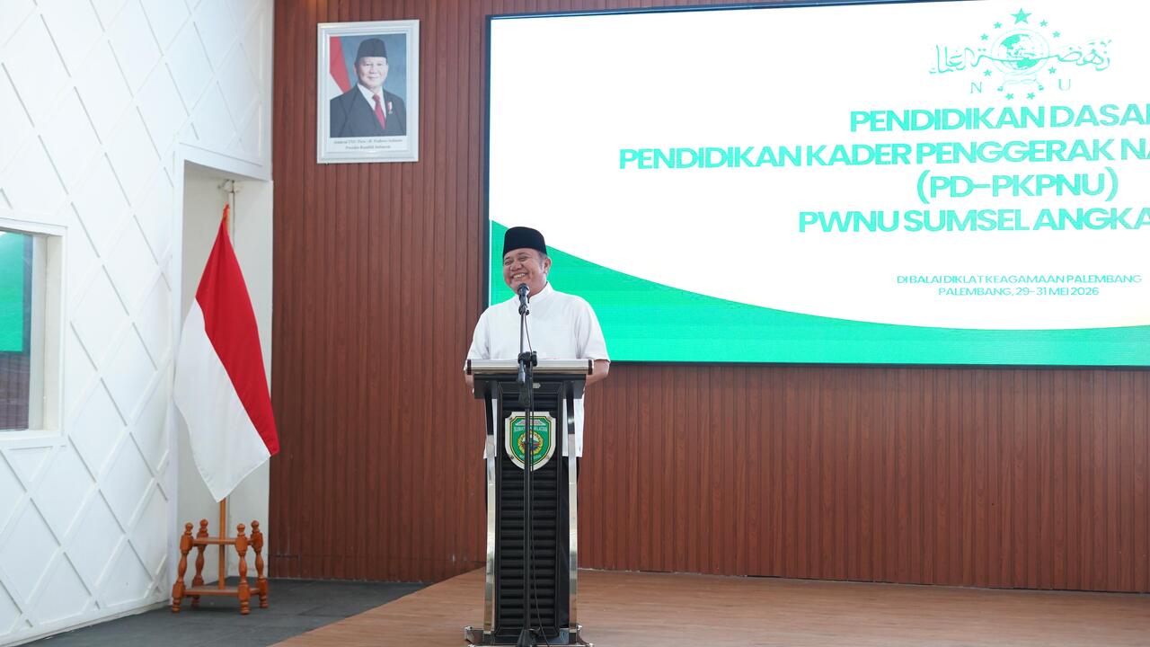 Herman Deru Sebut Sumsel Zero Konflik, Kader NU Diminta Perkuat Moderasi dan Kerukunan