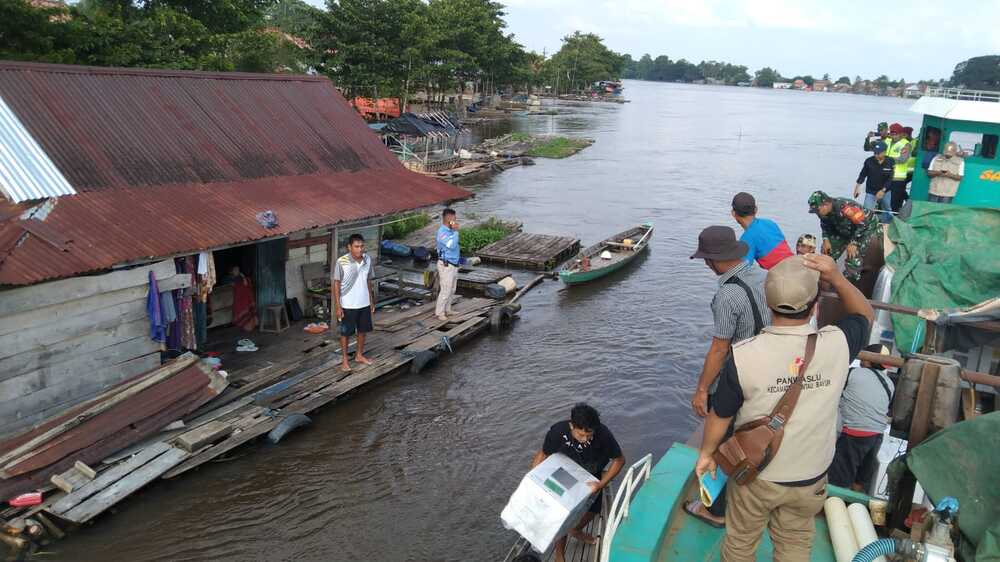 Pemilu 2024 di Banyuasin, Banjir Rendam 18 Titik Lokasi Tempat Pemungutan Suara