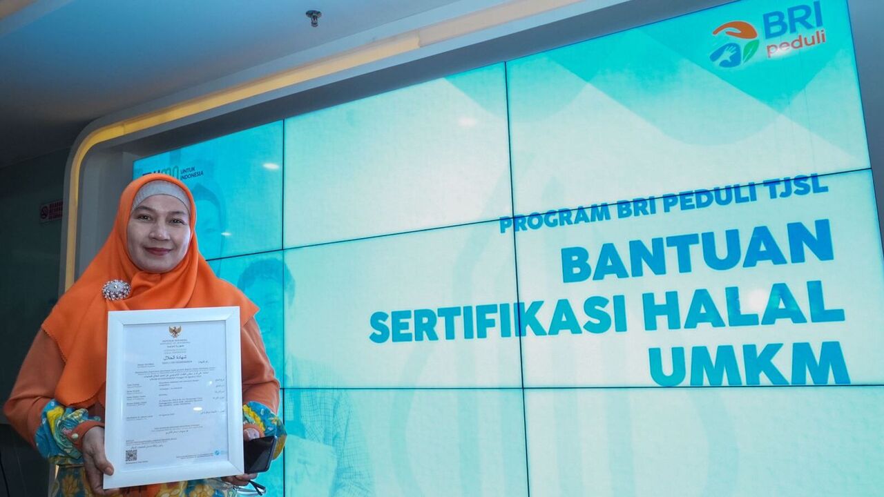 Tingkatkan Daya Saing, BRI Peduli Gelar Pelatihan dan Sertifikasi Halal UMKM dari Berbagai Daerah