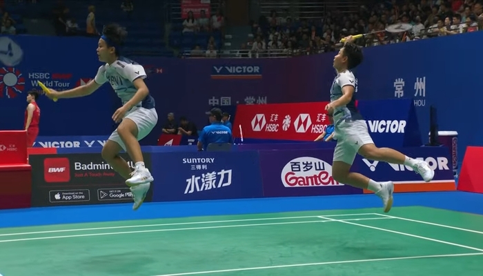 Perempat Final China Open 2023: Apri/Fadia Gagal ke Semifinal