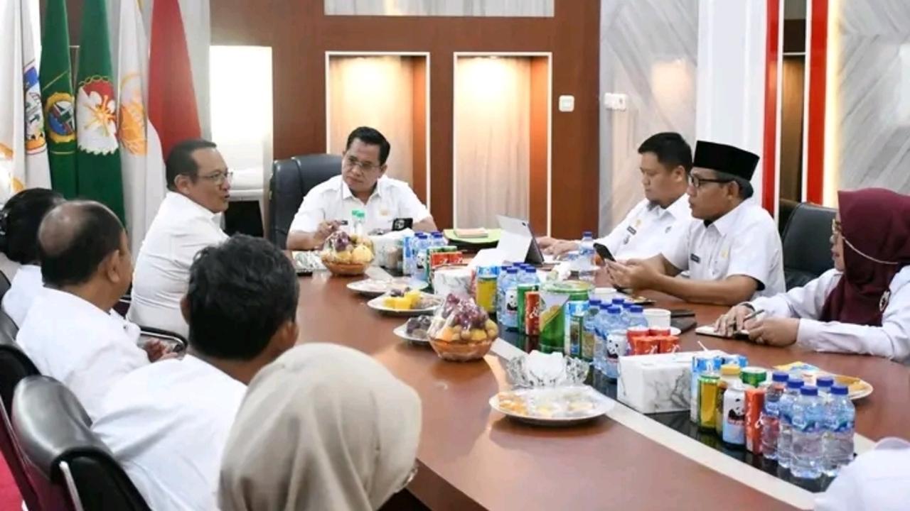 Bupati Banyuasin Terima Audensi BNN dan BNNP