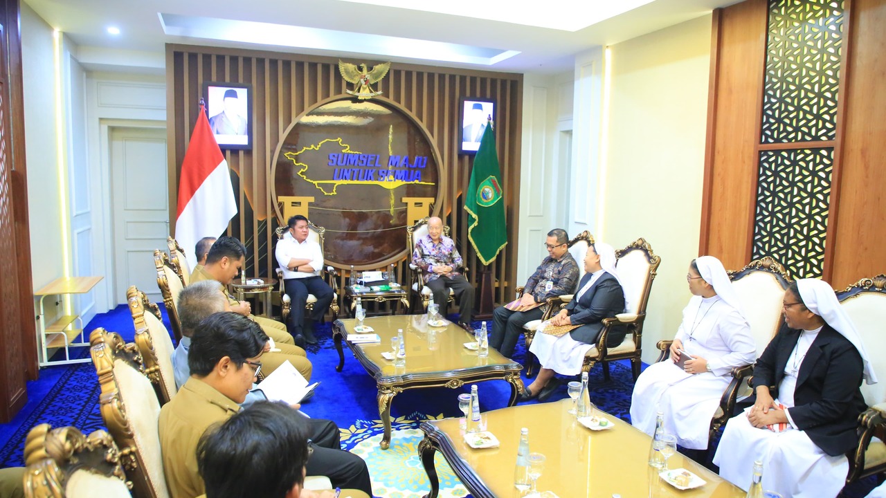 Gubernur Sumsel Apresiasi 100 Tahun Dedikasi Kongregasi Suster Charitas