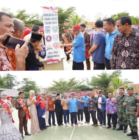 Puncak HUT Smansabunda Dimeriahkan Jalan Sehat dan Sunatan Massal