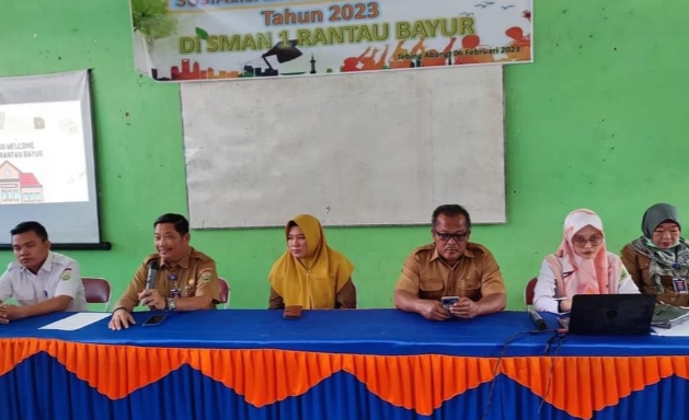 Sosialisasi PTN, SMAN 1 Rantau Bayur Undang Wali Siswa