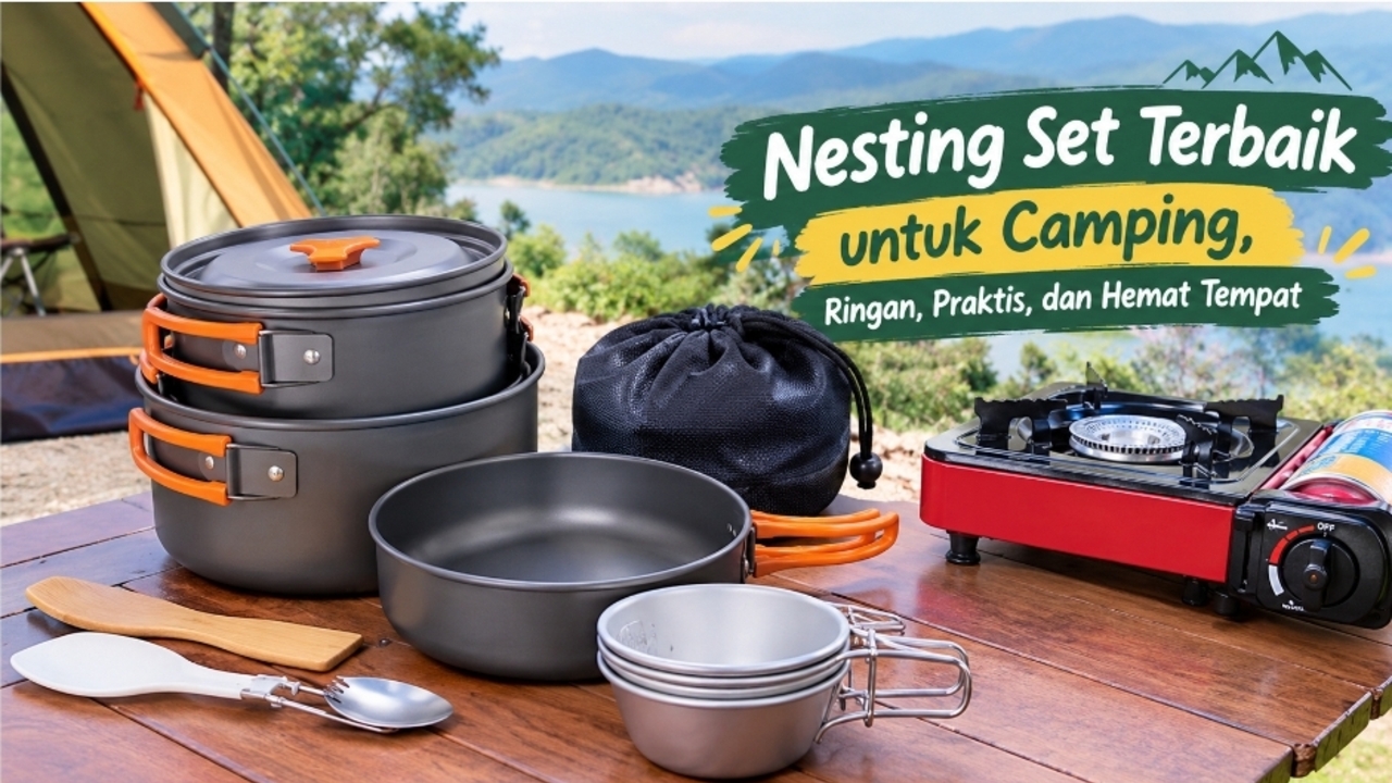 Nesting Set Terbaik untuk Camping: 7 Pilihan Ringan, Praktis, dan Hemat Tempat