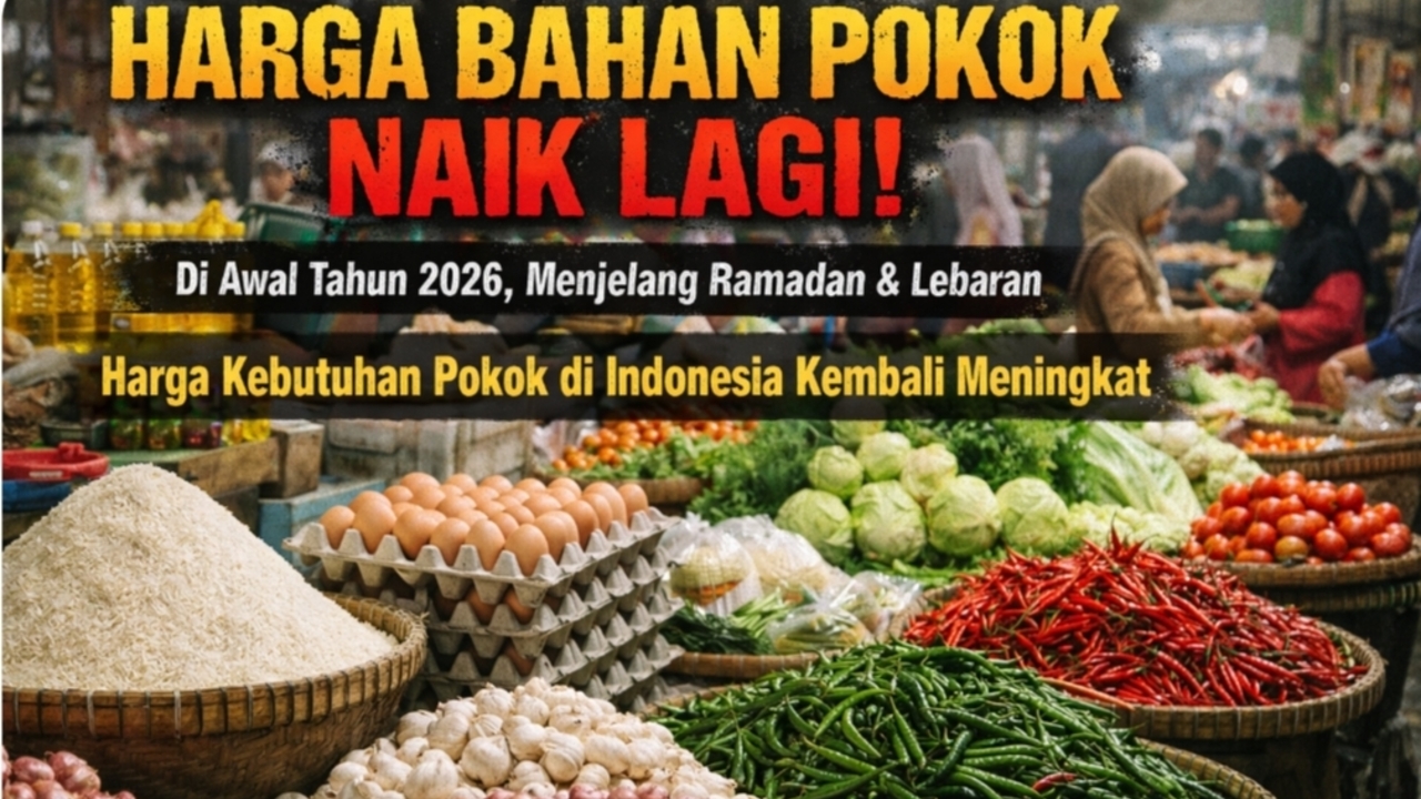 Harga Bahan Pokok Naik di 2026, Masyarakat Diminta Waspada