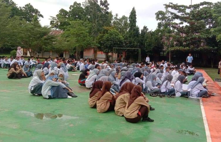 OSIS SMKN 1 Rambutan Gelar Yasin Bersama