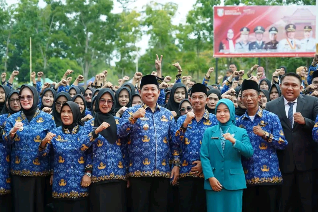 Bupati Banyuasin Ingatkan 463 PPPK Baru Dilantik: Jangan Sok Sokan, Jangan Sampai Nyeraike Laki Bini