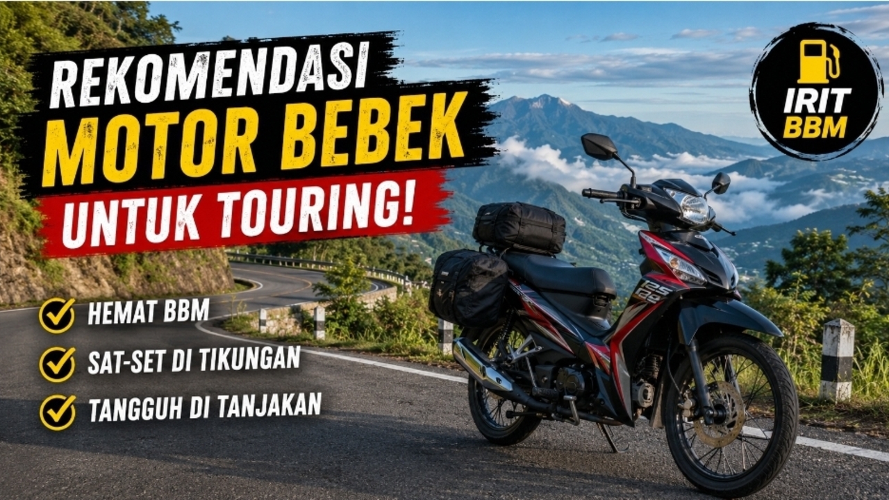 Motor Bebek untuk Touring! Hemat BBM, Sat-Set di Tikungan dan Tanjakan