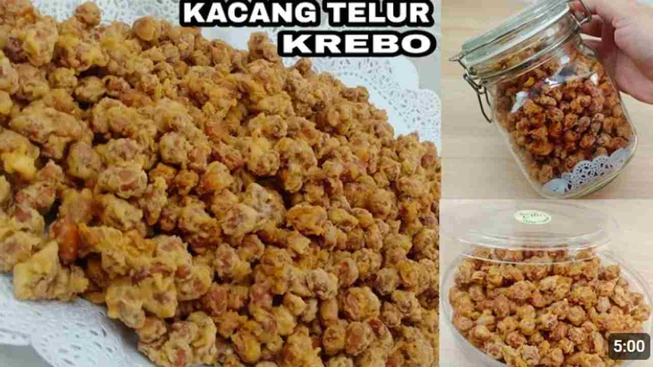 Mau Camilan Renyah? Krebo Kacang Telur Solusinya, Coba Resep Mudah Ini!