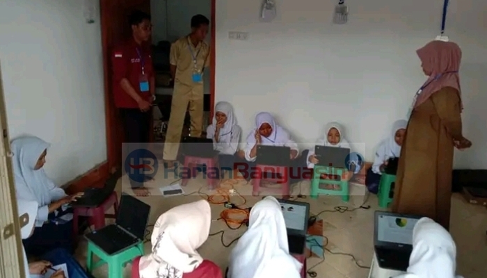 Pelaksanaan ANBK SMP di Kabupaten Banyuasin, Tak Ada Sinyal Hingga Insiden Pemadaman Listrik