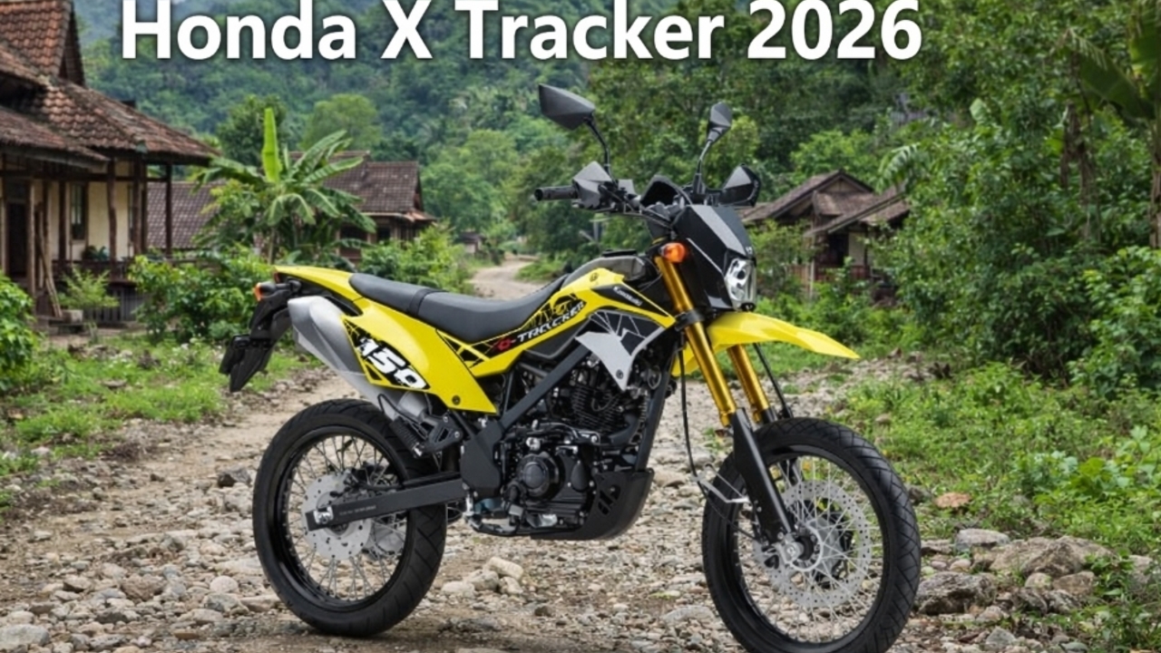 Bukan Motor Biasa! Honda X Tracker 2026 Punya Suspensi Tangguh dan ABS Anti Selip