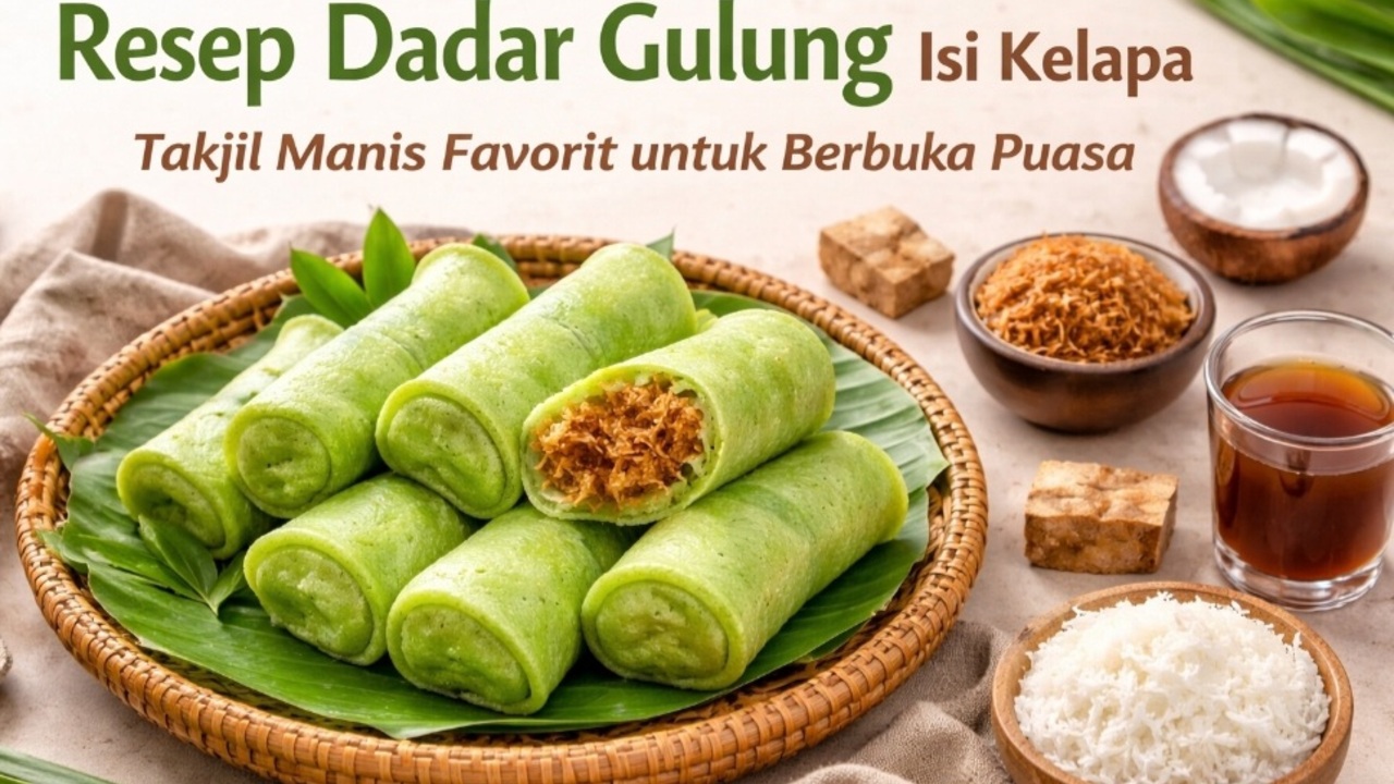 Resep Dadar Gulung Lezat untuk Berbuka Puasa, Cara Membuatnya Mudah Banget!