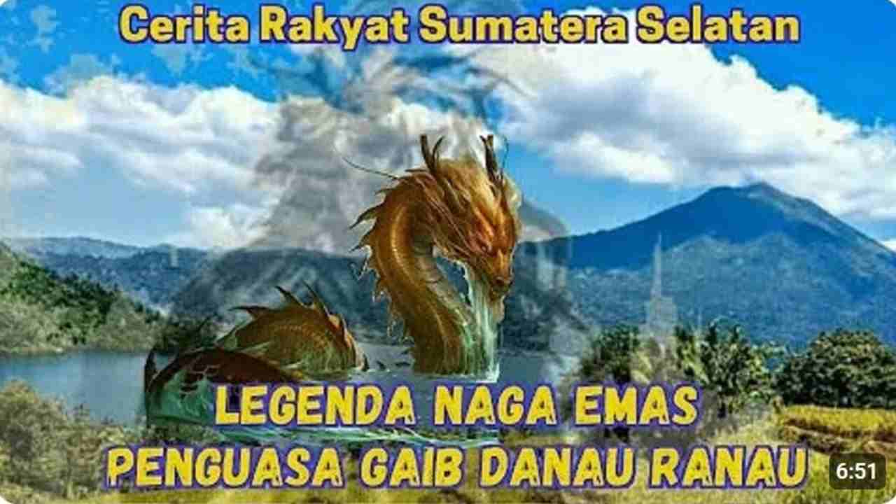 Legenda Naga Emas, Penguasa Gaib Danau Ranau yang Penuh Misteri!