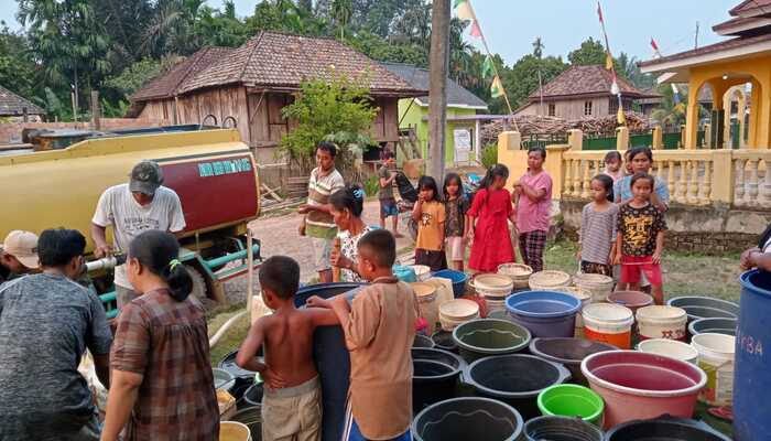 Krisis Air Bersih Meluas, Ini Desa-Desa di Banyuasin yang Butuh Bantuan Air Bersih