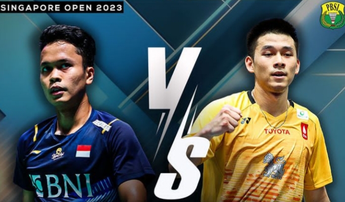 Singapore Open 2023: Hadapi Kunlavut di Semifinal, Begini Persiapan Anthony Ginting 