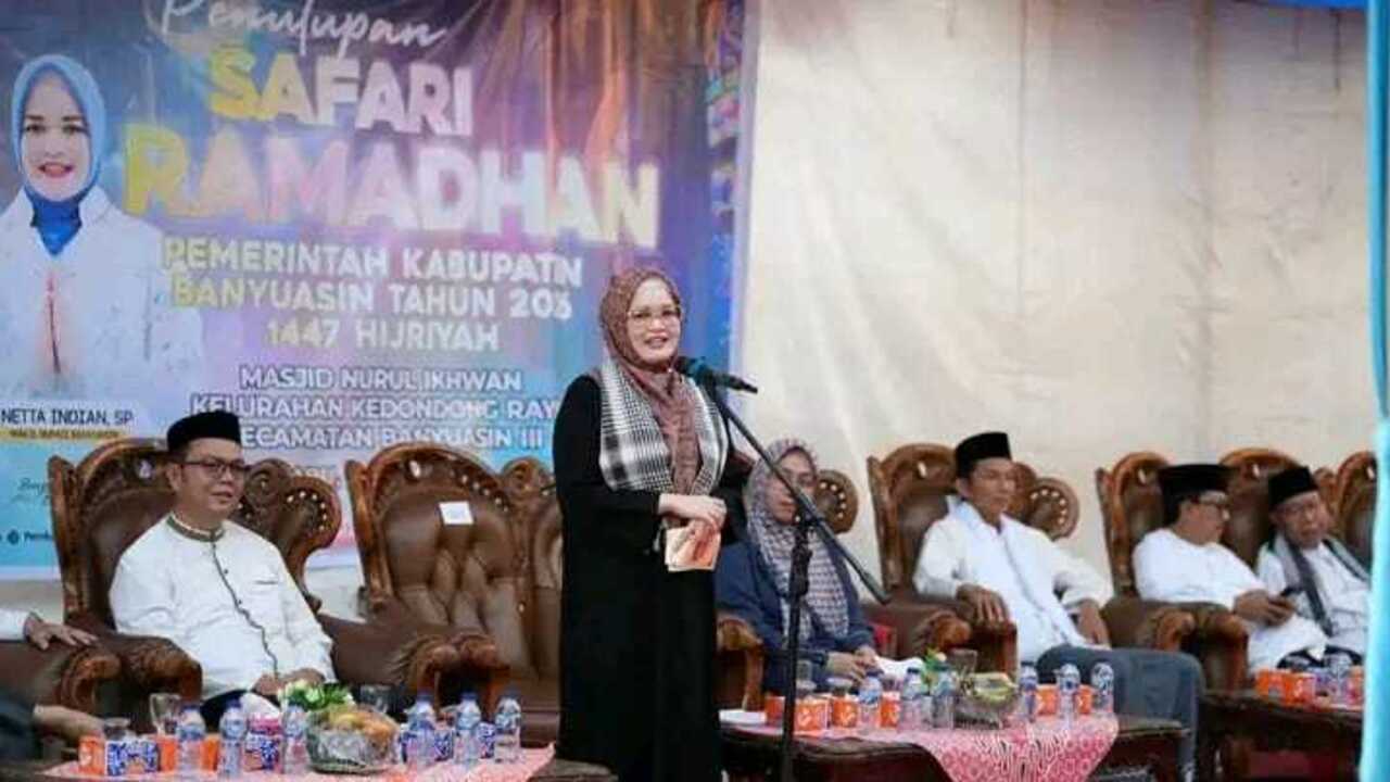 Rangkaian Safari Ramadan di Banyuasin III Sudah Ditutup