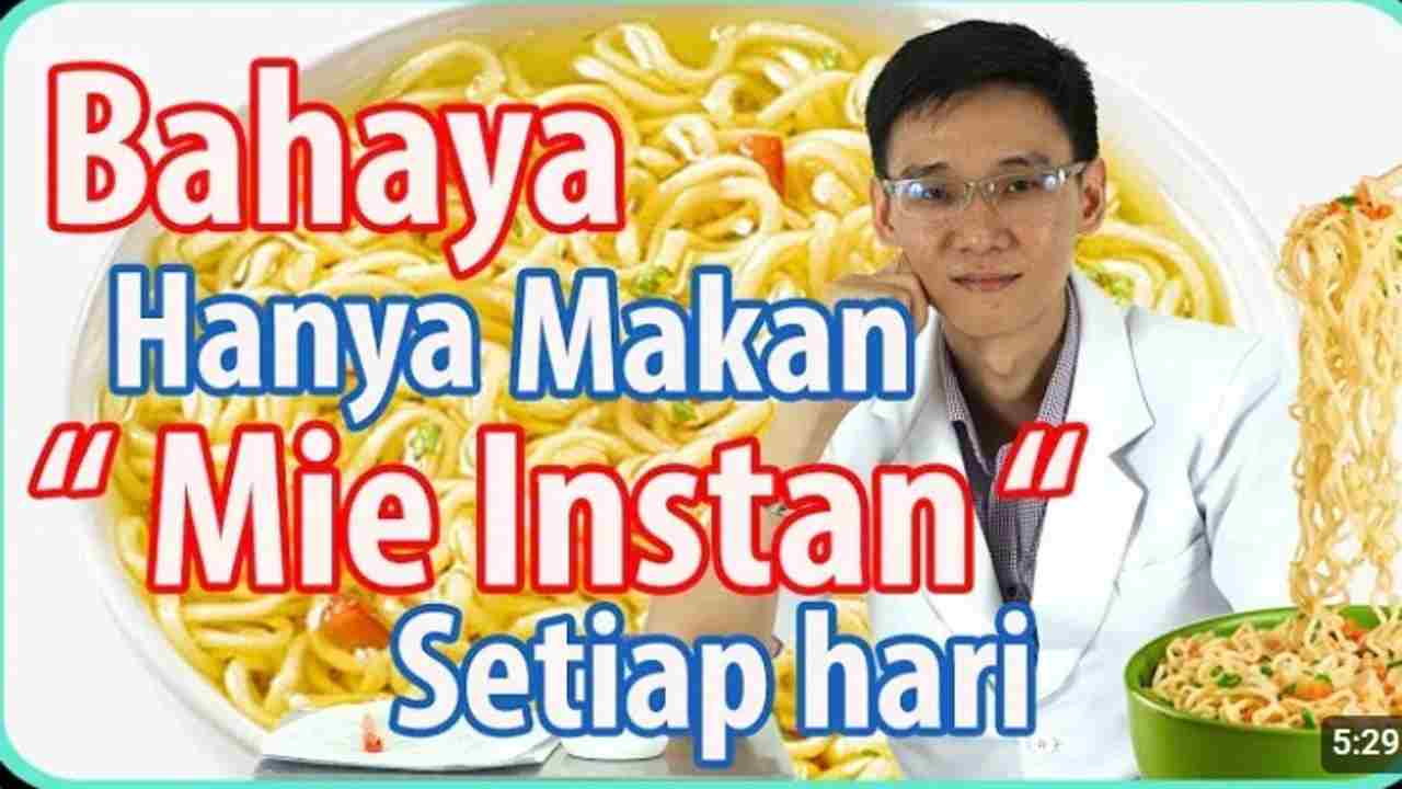 Mie Instan Setiap Hari? Kenikmatan Sementara, Bahaya Jangka Panjang!