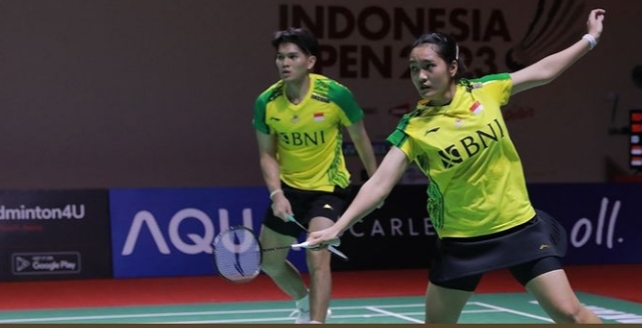 Indonesia Open 2023: Adnan/Nita Kalah di Tangan Rangking 1 Dunia