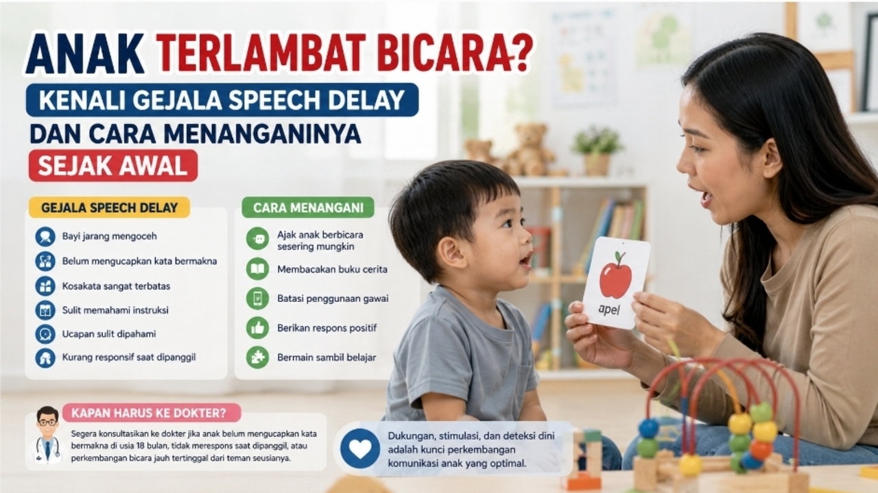 Anak Terlambat Bicara? Kenali Gejala Speech Delay dan Cara Menanganinya Sejak Awal