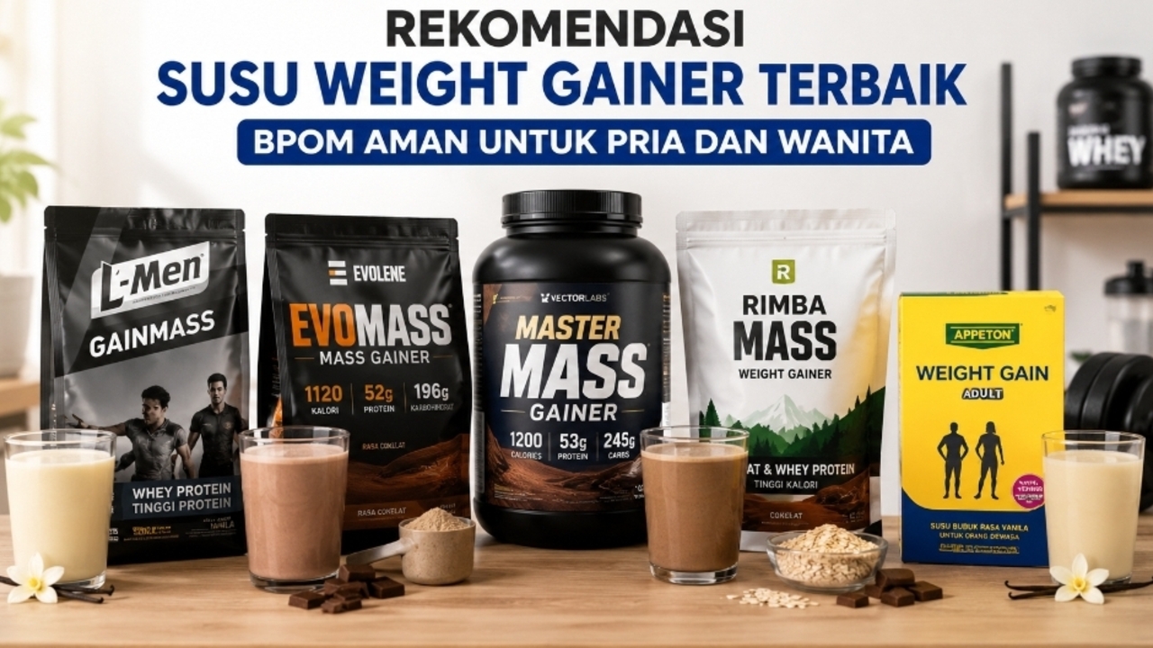 Susah Gemuk? Coba 5 Susu Weight Gainer Terbaik yang Sudah Terdaftar BPOM