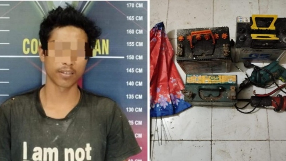 Curi Aki Jukung, BI Berhasil Dibekuk Polsek Rambutan Usai Buron