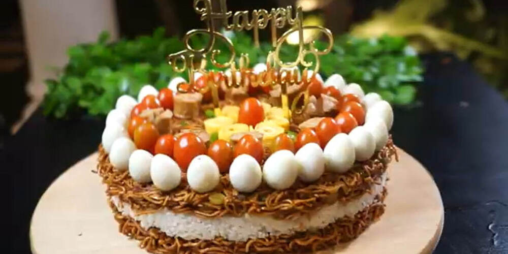 Bosan dengan Cake? Yuk Bikin Kue Ulang Tahun dari Makanan Ini