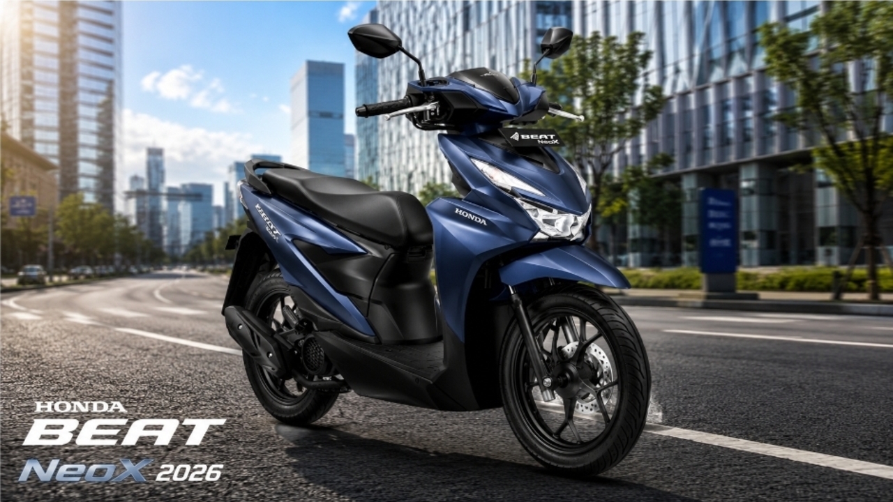 Honda BeAT NeoX 2026 Meluncur, Motor Stylish dengan Smart Key dan Panel Digital