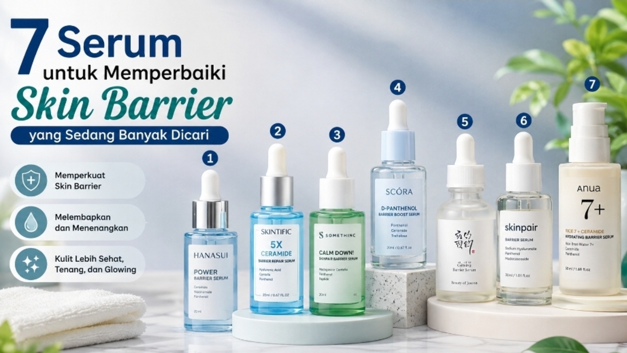 7 Serum Barrier Terbaik yang Banyak Diburu, Cocok untuk Kulit Kering dan Sensitif