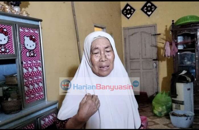 Miris ! Nenek 76 Tahun di Banyuasin Sumatera Selatan Diusir Anak Angkat dari Rumah Miliknya