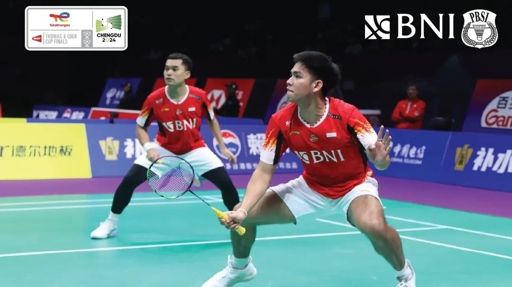 Thomas Cup 2024: Leo/Daniel Pertegas Kemenangan Indonesia 3-1