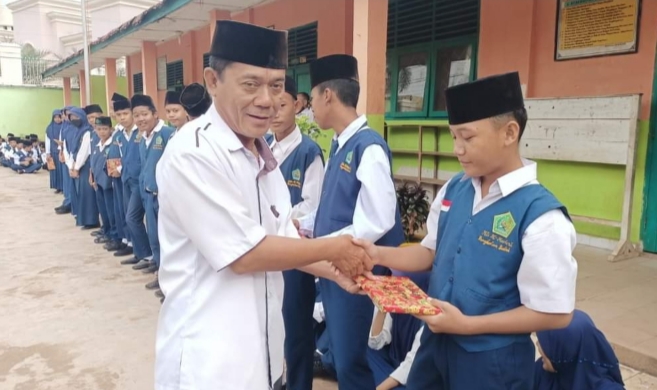 Asah Bakat Siswa, MTs Al Masri Pangkalan Balai Lakukan Ini 