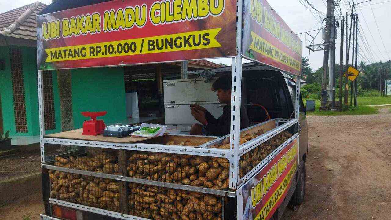 Nikmati Kelezatan Ubi Cilembu di Depan Kuliner Pangkalan Balai