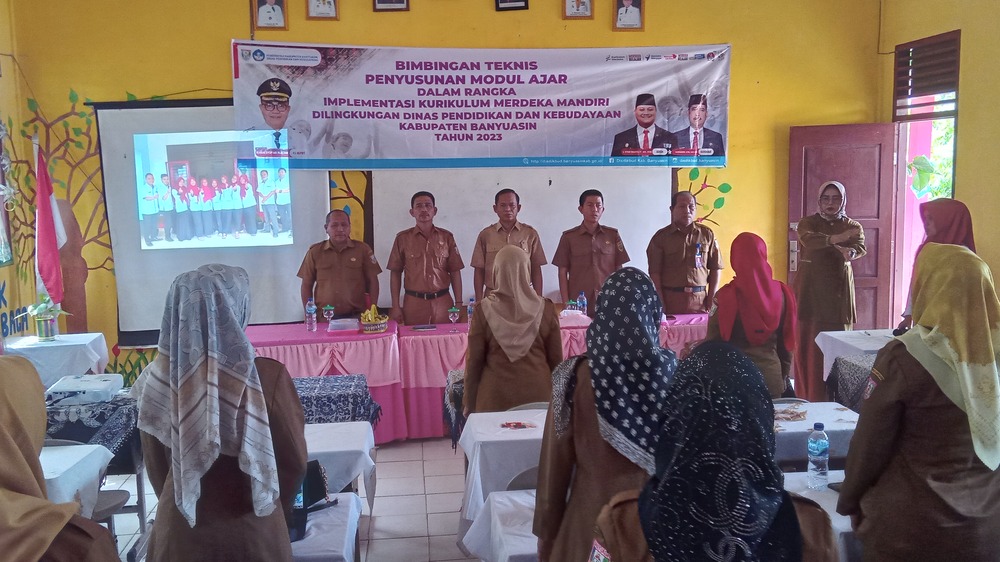 Guru di 4 Kecamatan di Kabupaten Banyuasin Ini Ikuti Bimtek IKM
