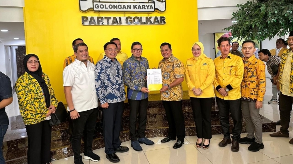 SAH ! Partai Golkar Dukung Pasangan Askolani-Netta Indian, Resmi Kantongi Rekomendasi