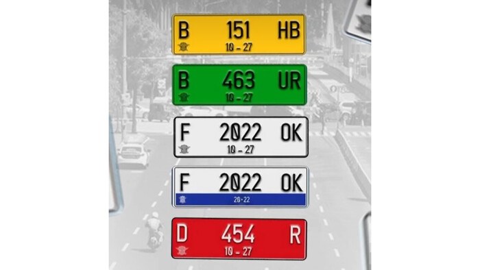 Apakah Kamu Tahu 5 Warna Plat Yang Ada di Indonesia?