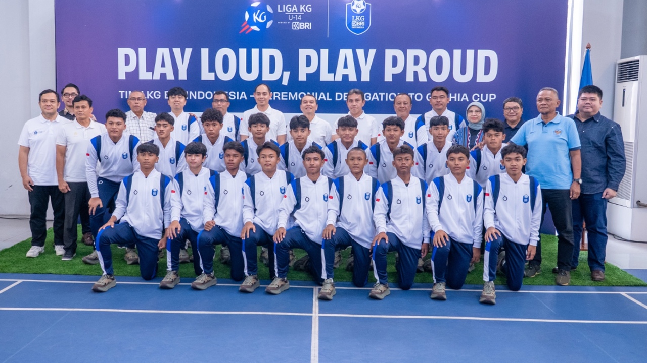 BRI dan Liga Kompas Melepas Keberangkatan Tim LKG BRI ke Piala Dunia Remaja Gothia Cup di Swedia