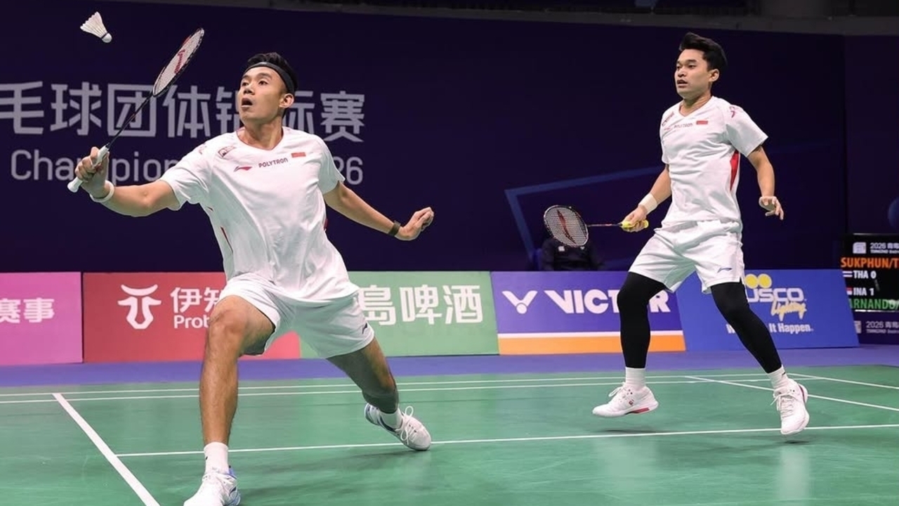 Perempat Final BATC 2026:  Thailand Samakan Skor 1-1 Usai Leo/Bagas Tumbang