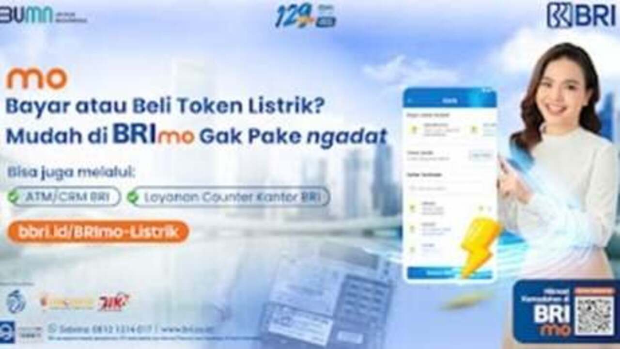 Yuk Beli Token Listrik Melalui Aplikasi BRImo, Begini Caranya!