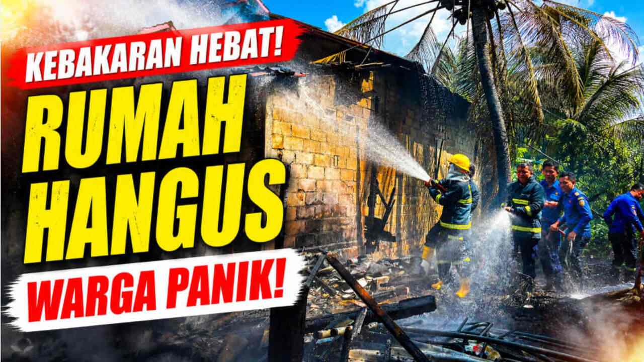 Api Mengamuk di Pangkalan Balai, Damkar Banyuasin Bergerak Cepat Cegah Kebakaran Meluas