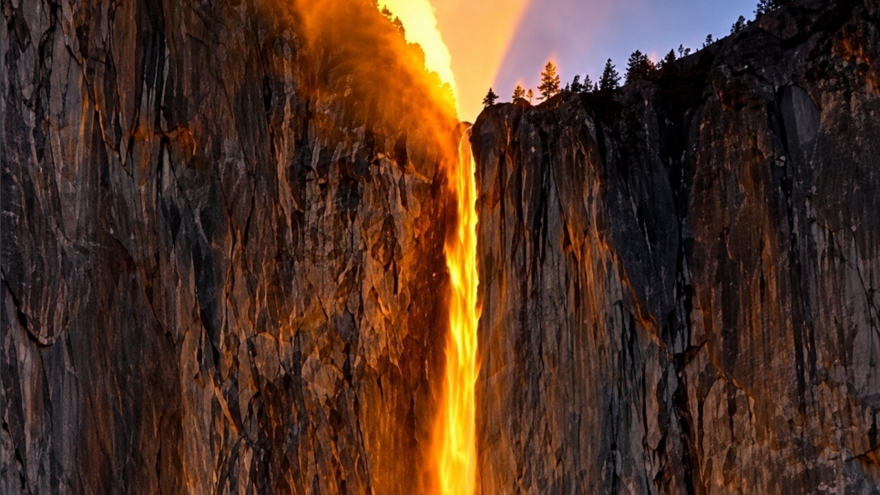 Air Terjun Horsetail dan Fenomena Firefall, Ilusi Alam Spektakuler yang Ditunggu Wisatawan Dunia