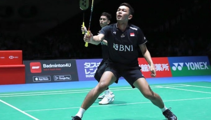 Semifinal Japan Open 2023: Tertekan, Fajar/Rian Ditumbangkan Lee/Wang 