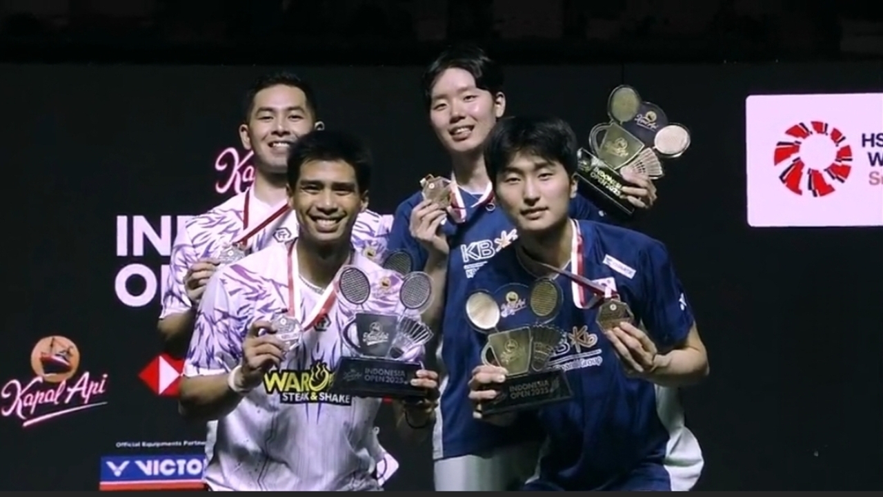 Sabar/Reza Runner-Up Indonesia Open 2025, Puasa Gelar Masih Berlanjut