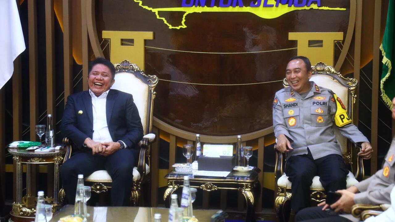 Gubernur HD Terima Audiensi Kapolda Sumsel, Perkuat Sinergi Keamanan dan Pembangunan Daerah
