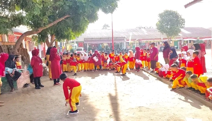 Meriahkan HUT RI ke 78, SDN 6 Talang Kelapa Gelar Berbagai Lomba