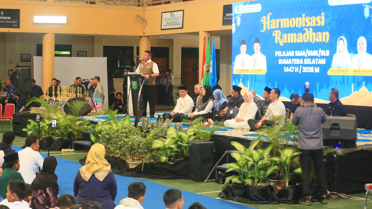 Gubernur Motivasi Pelajar Sumsel Raih Cita-cita Tinggi dalam Harmonisasi Ramadhan