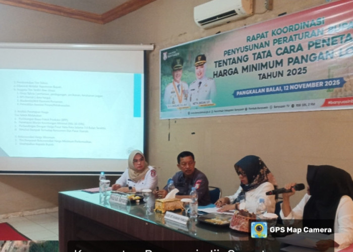 Pemkab Banyuasin Bahas Penentuan Harga Minimum Pangan Lokal 