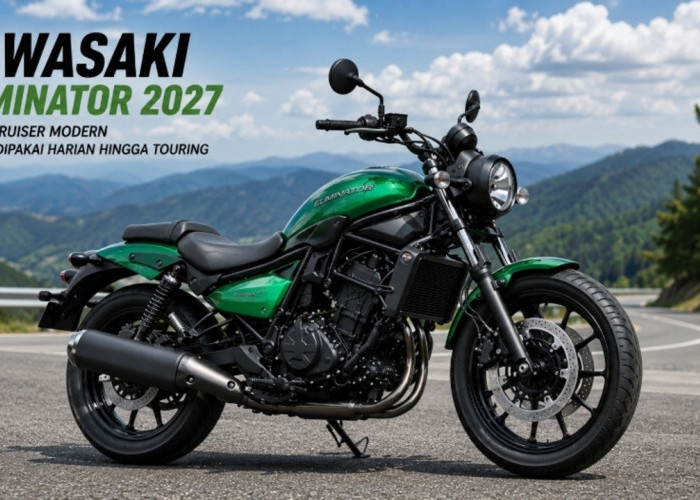 Kawasaki Eliminator 2027, Motor Cruiser Modern yang Nyaman Dipakai Harian hingga Touring