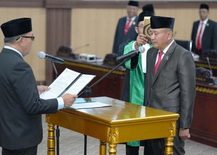 Sodingun Resmi Dilantik sebagai Anggota PAW DPRD Muba Sisa Masa Jabatan 2024–2029