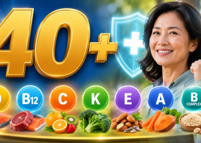 Usia Sudah 40 Tahun? Jangan Sampai Kekurangan 7 Vitamin Penting Ini, Nomor 4 Sering Diabaikan!